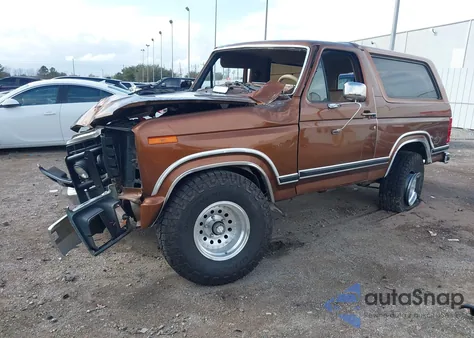 1980 Ford Bronco z USA, uszkodzony, nr VIN U15GLHA22221